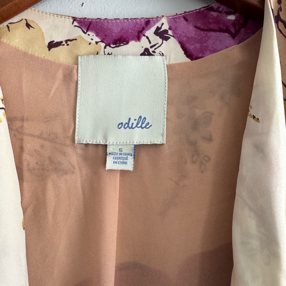 Anthropologie Odille Floral Kimono Jacket - Picture 2 of 5